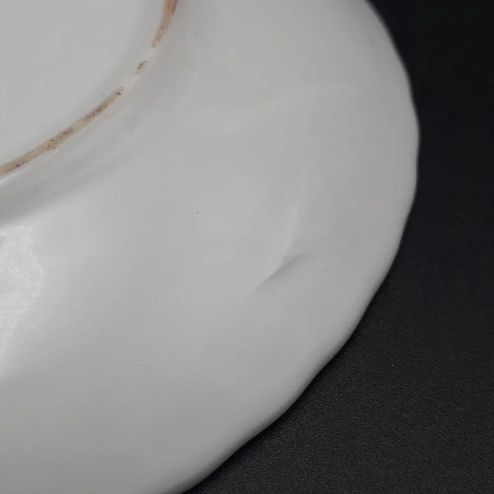 Vintage Nippon Yoko Boeki‎ Saucer With Rosebud Design & Gold Trim Made In Japan